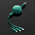 3-in-1 Charging Cable - Black Background