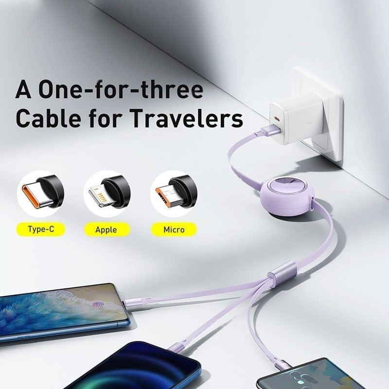 3 in 1 Travel Charging Cable