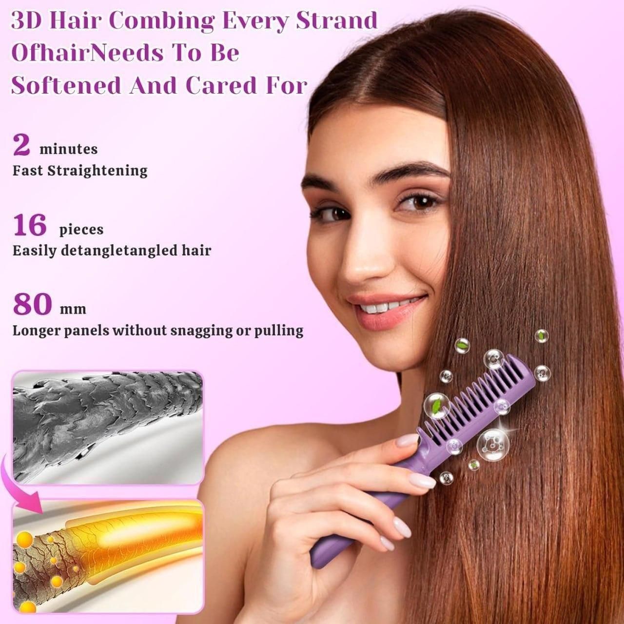 Portable Rechargeable Hair Straightner
