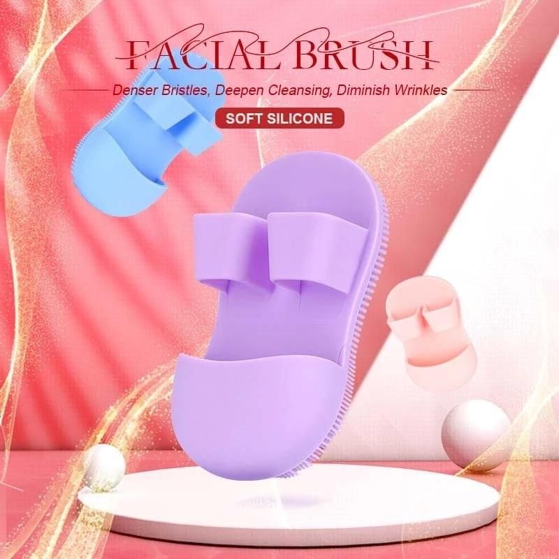Soft Silicone Facial Cleansing Brush Set - Deep Pore Cleansing (2-Pack)