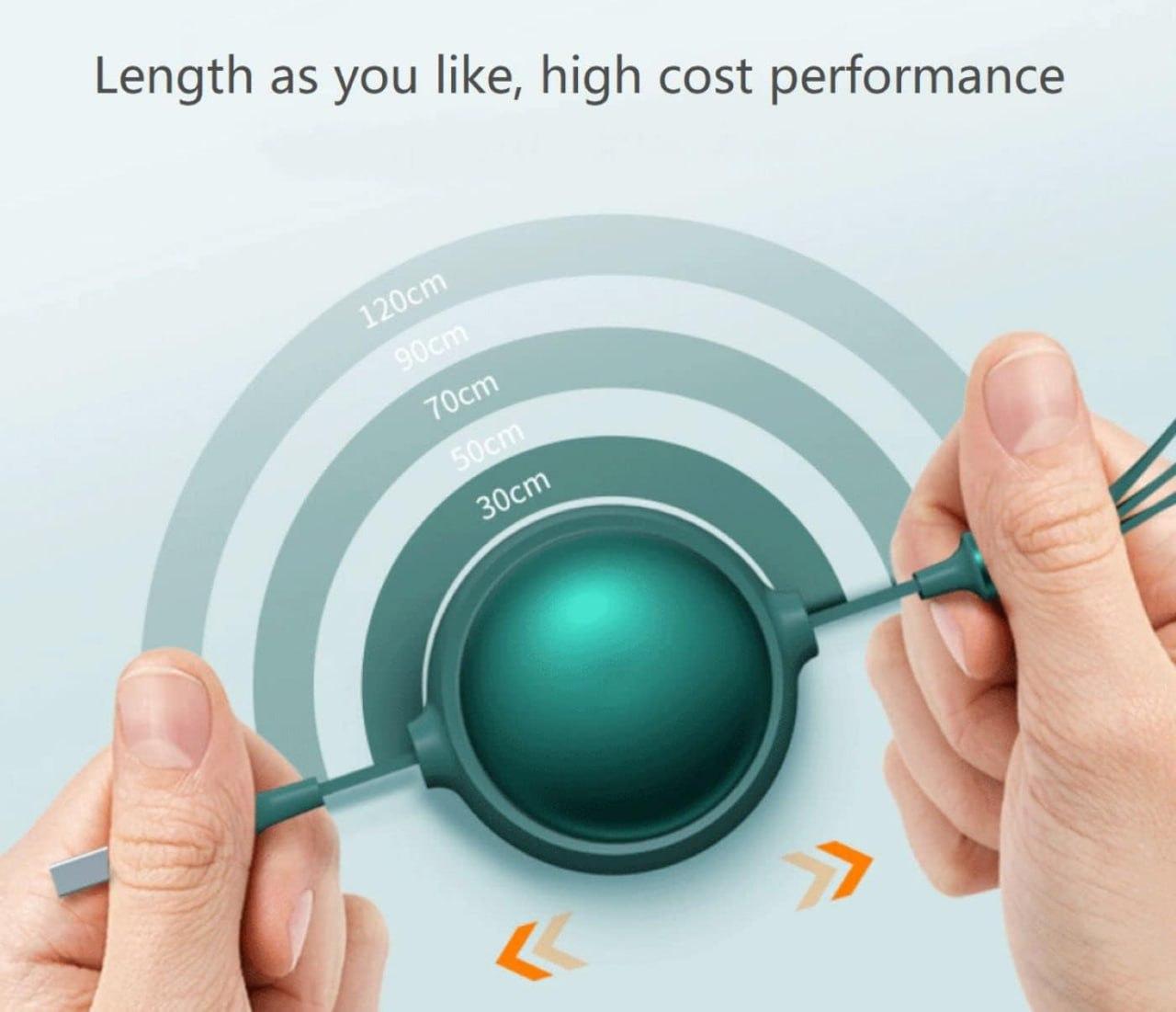 3 in 1 Travel Charging Cable