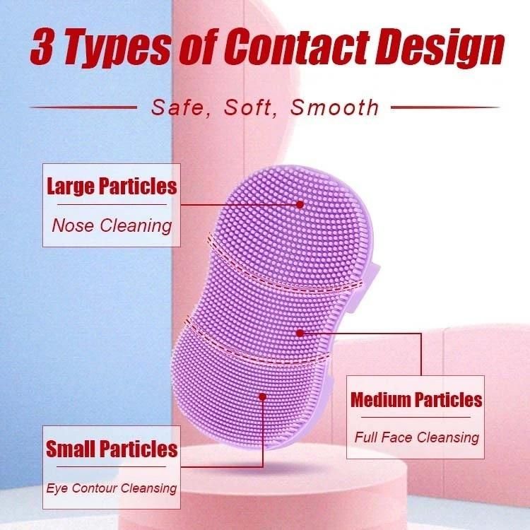 Soft Silicone Facial Cleansing Brush Set - Deep Pore Cleansing (2-Pack)